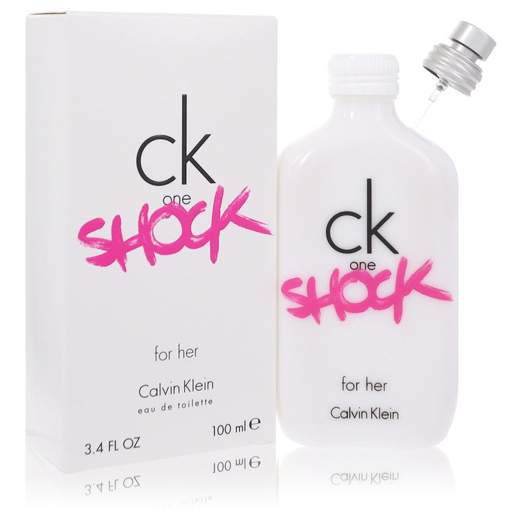 CK One Shock by Calvin Klein Eau De Toilette Spray 3.4 oz CK One Shock by Calvin Klein Eau De Toilette Spray 3.4 oz
